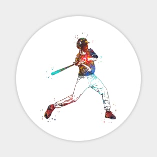 Boy Softball Player Magnet